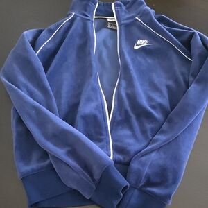 Nike Royal Blue Velour Jacket